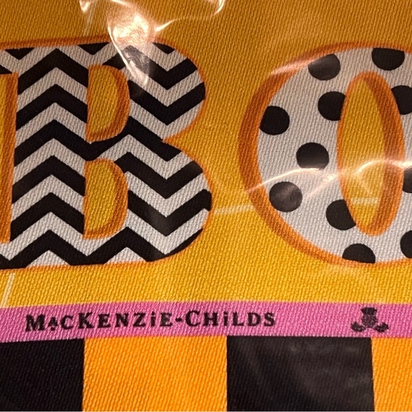 Mackenzie Childs BOO Kitchen Towel 👻🖤🎃 - Picture 5 of 7